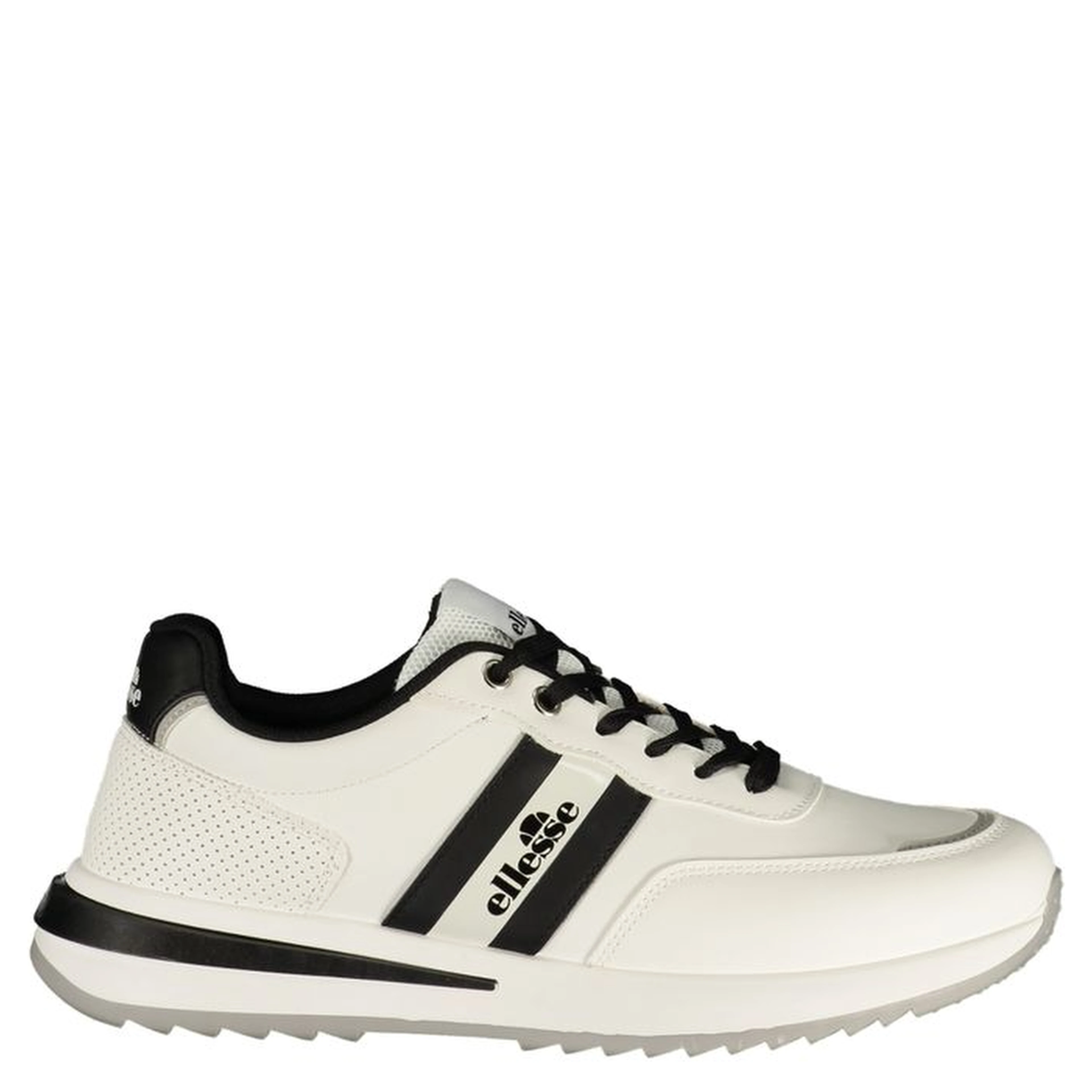 White Polyurethane Men's Sneaker