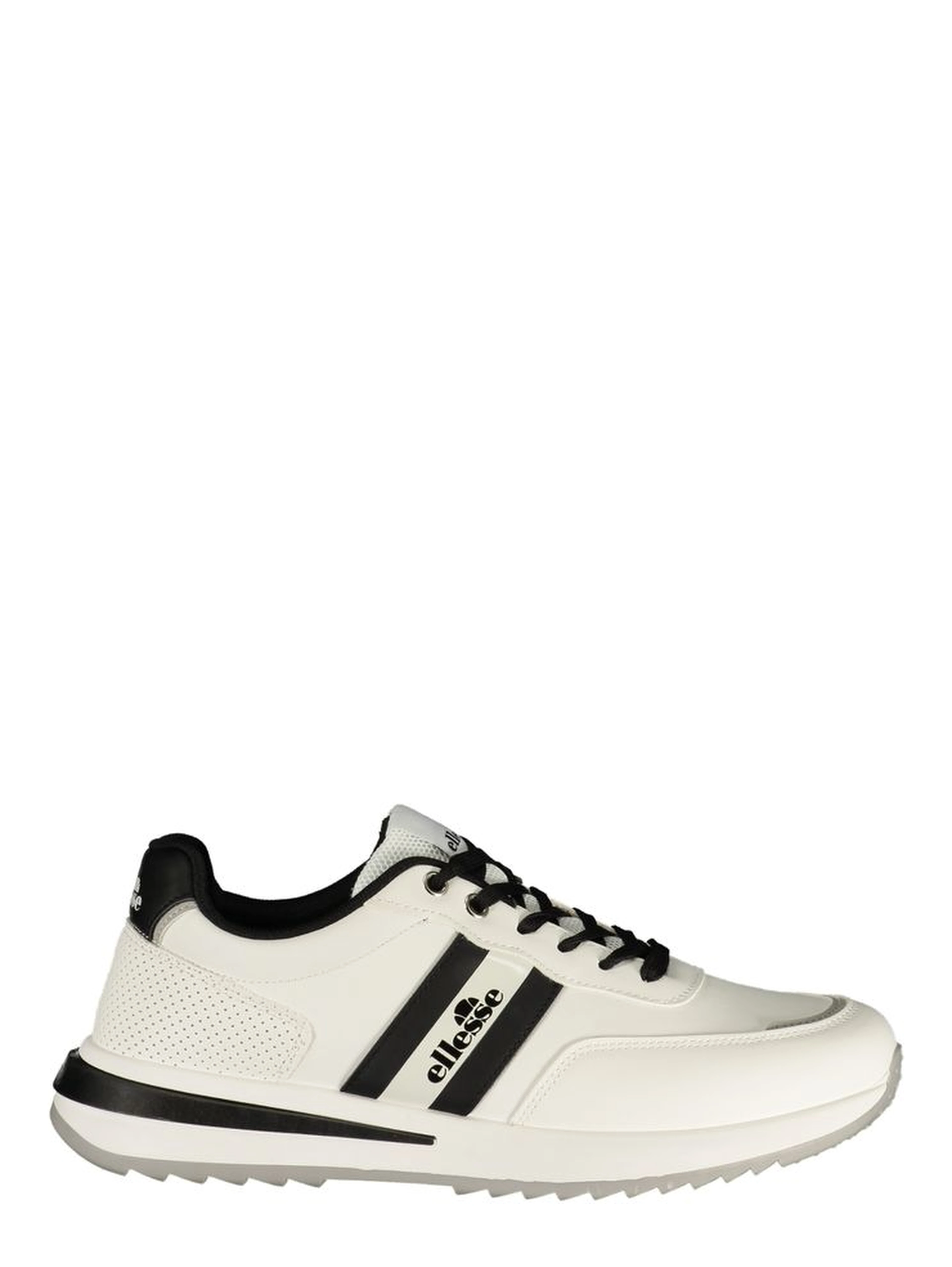 White Polyurethane Men's Sneaker
