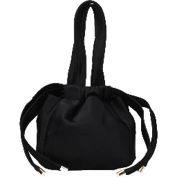 Black Fabric Handbag