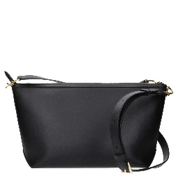 Black Leather Crossbody Bag