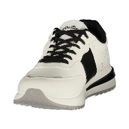 White Polyurethane Men's Sneaker