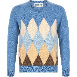 Blue Cashmere Cardigan