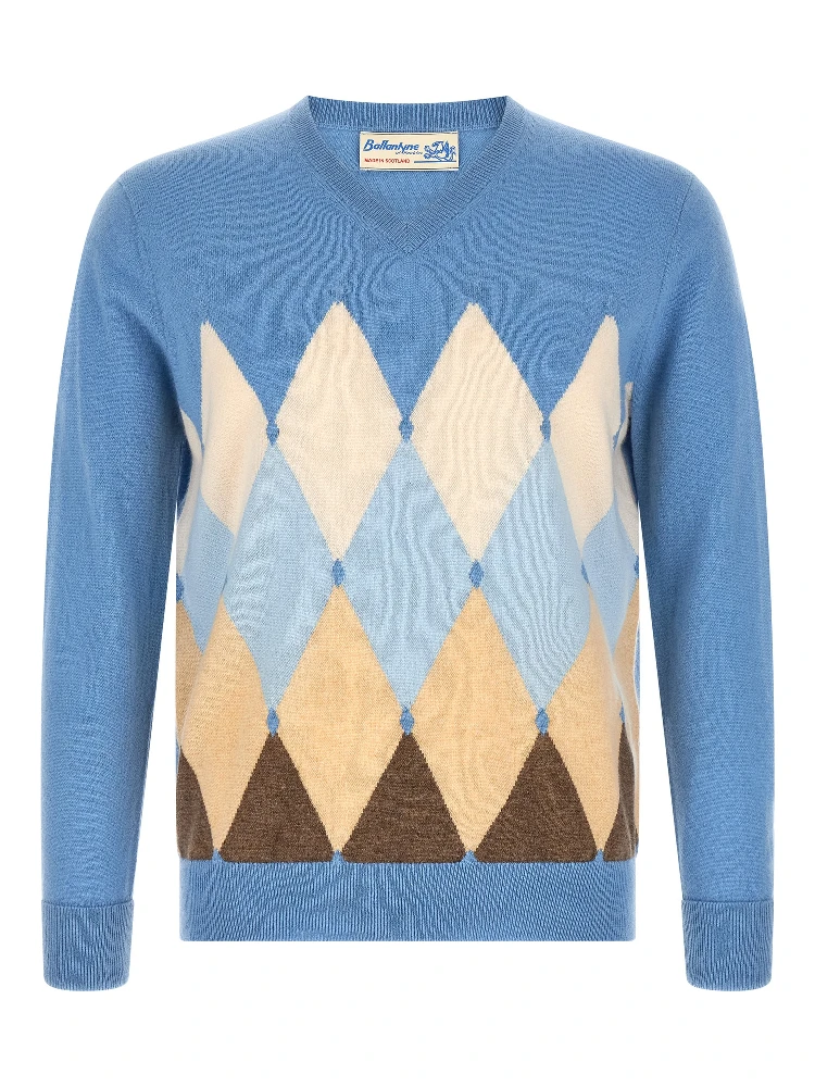 Blue Cashmere Cardigan