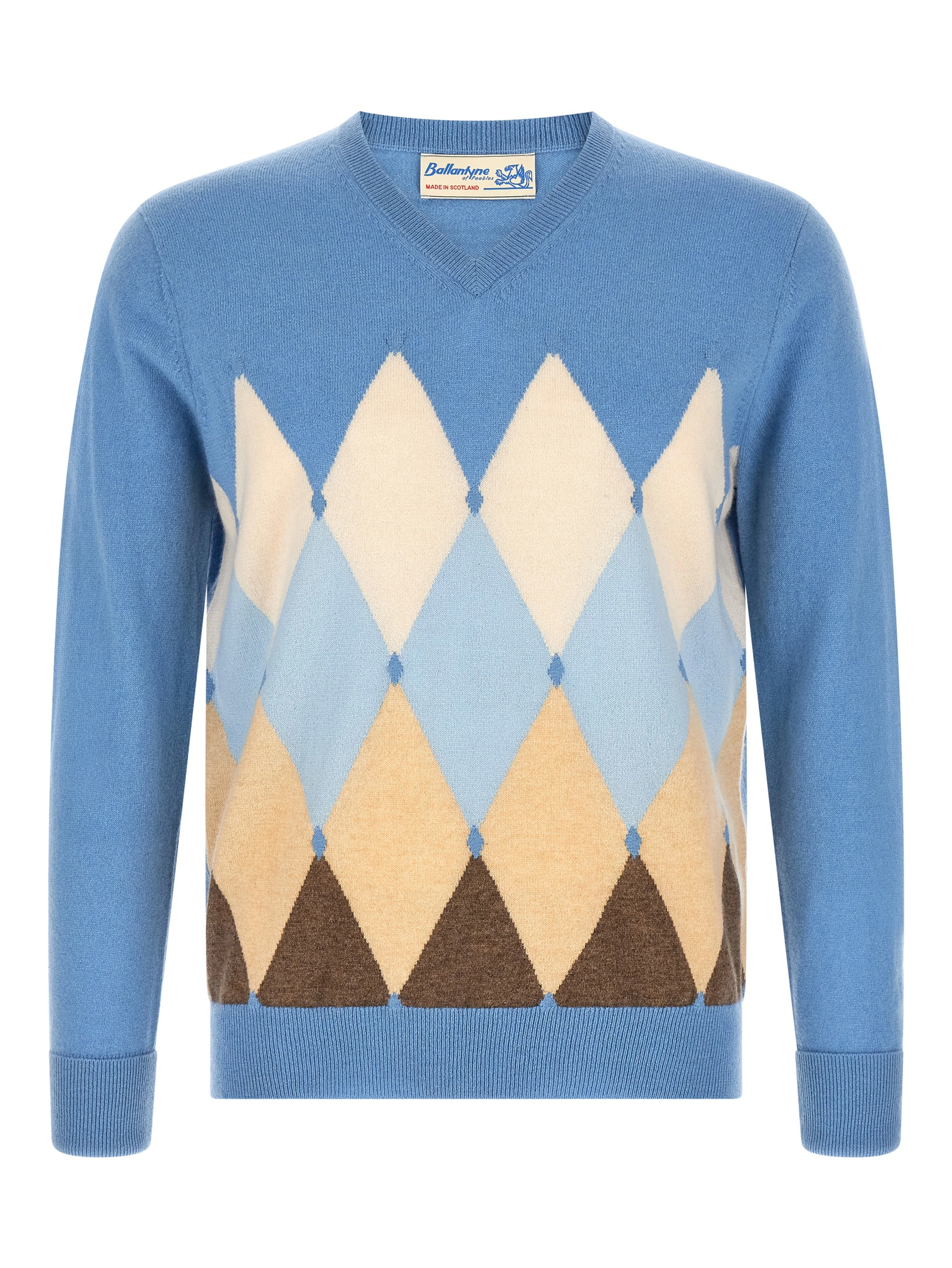 Blue Cashmere Cardigan