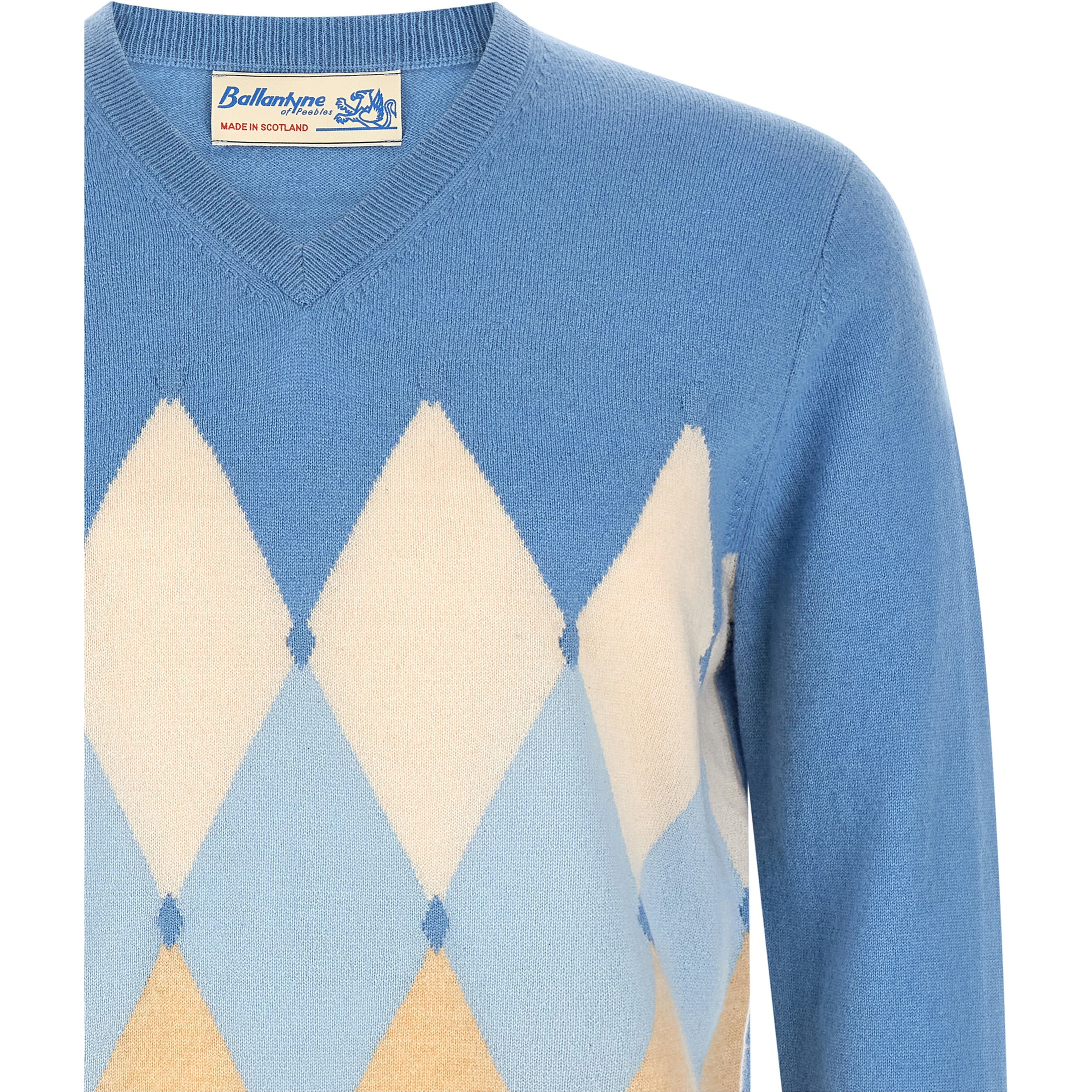 Blue Cashmere Cardigan
