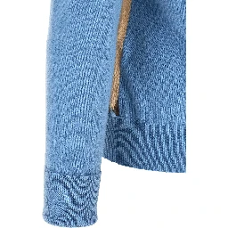 Blue Cashmere Cardigan