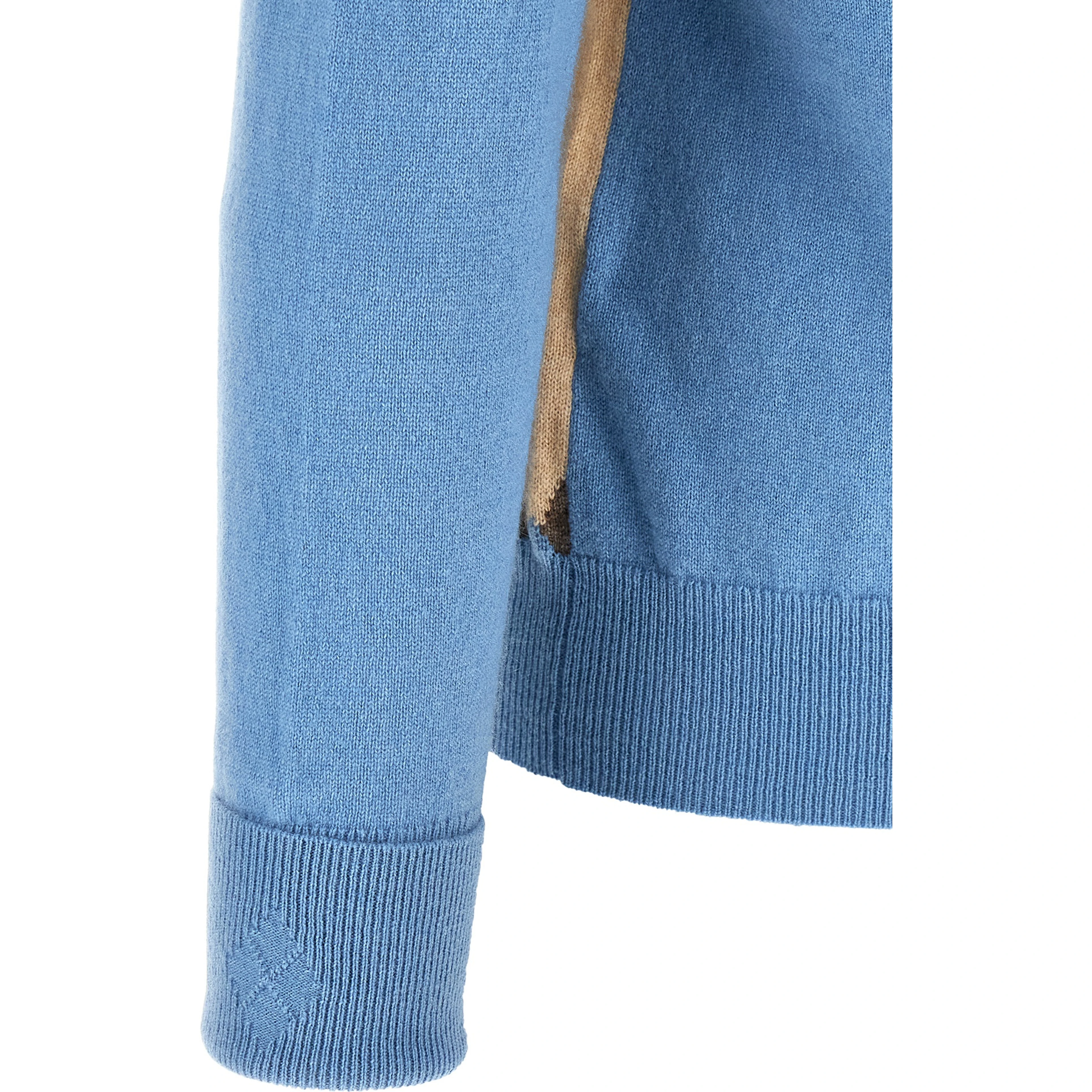 Blue Cashmere Cardigan