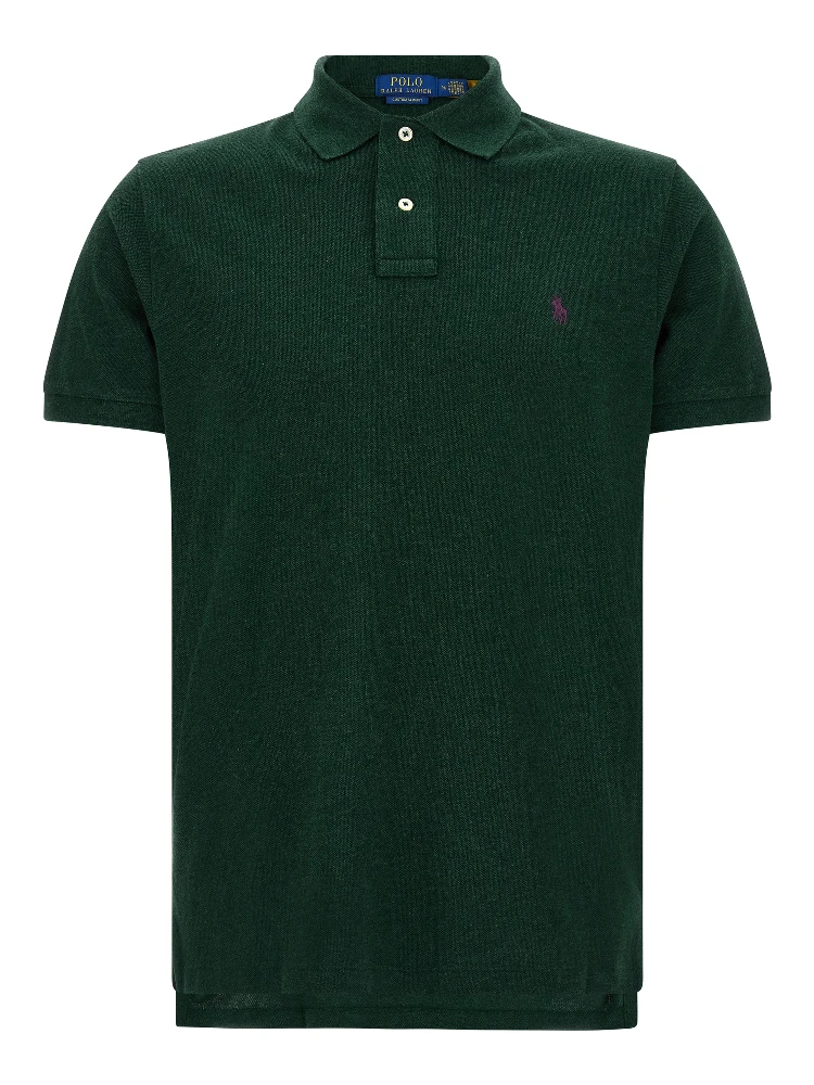 Bicolor Cotton Polo Shirt