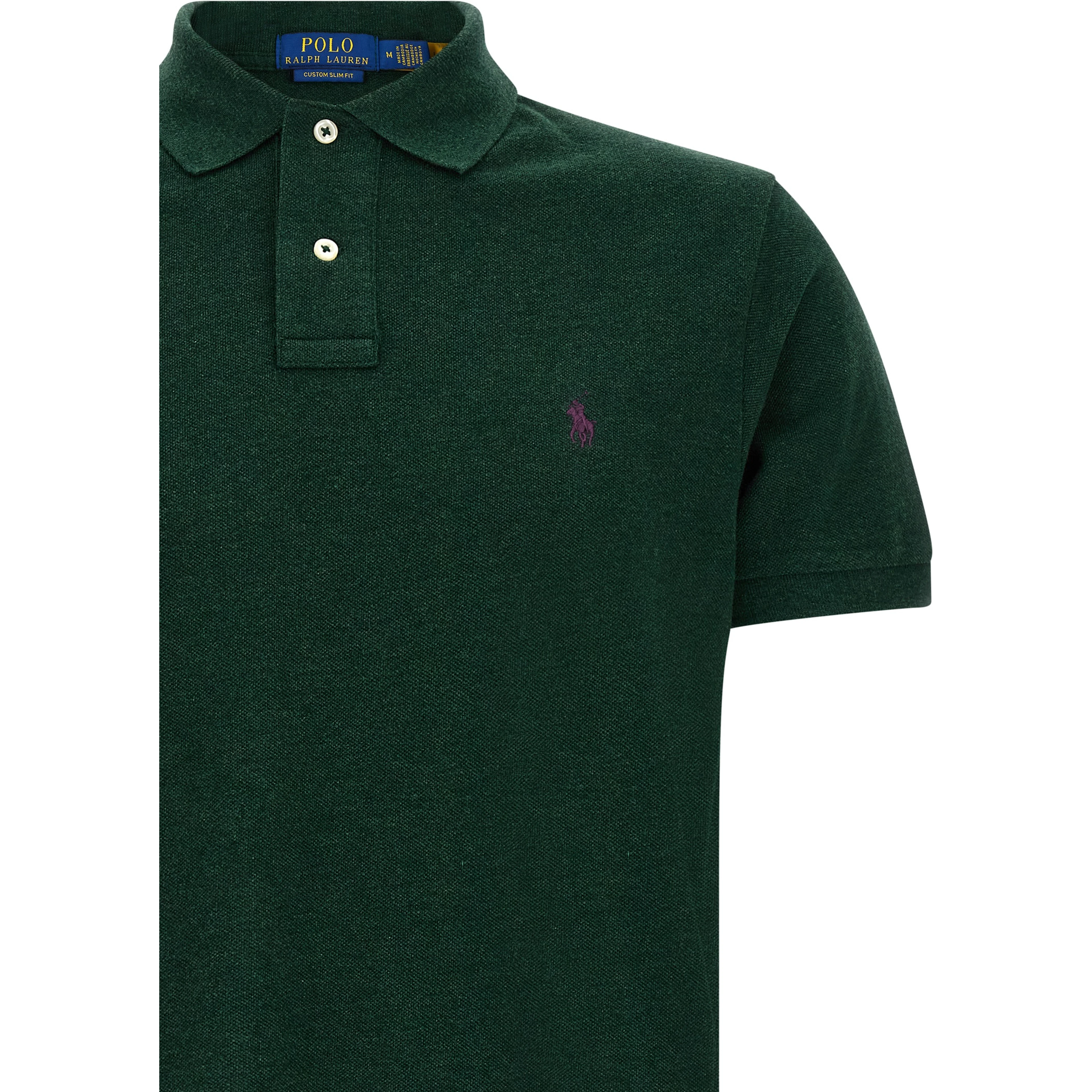 Bicolor Cotton Polo Shirt