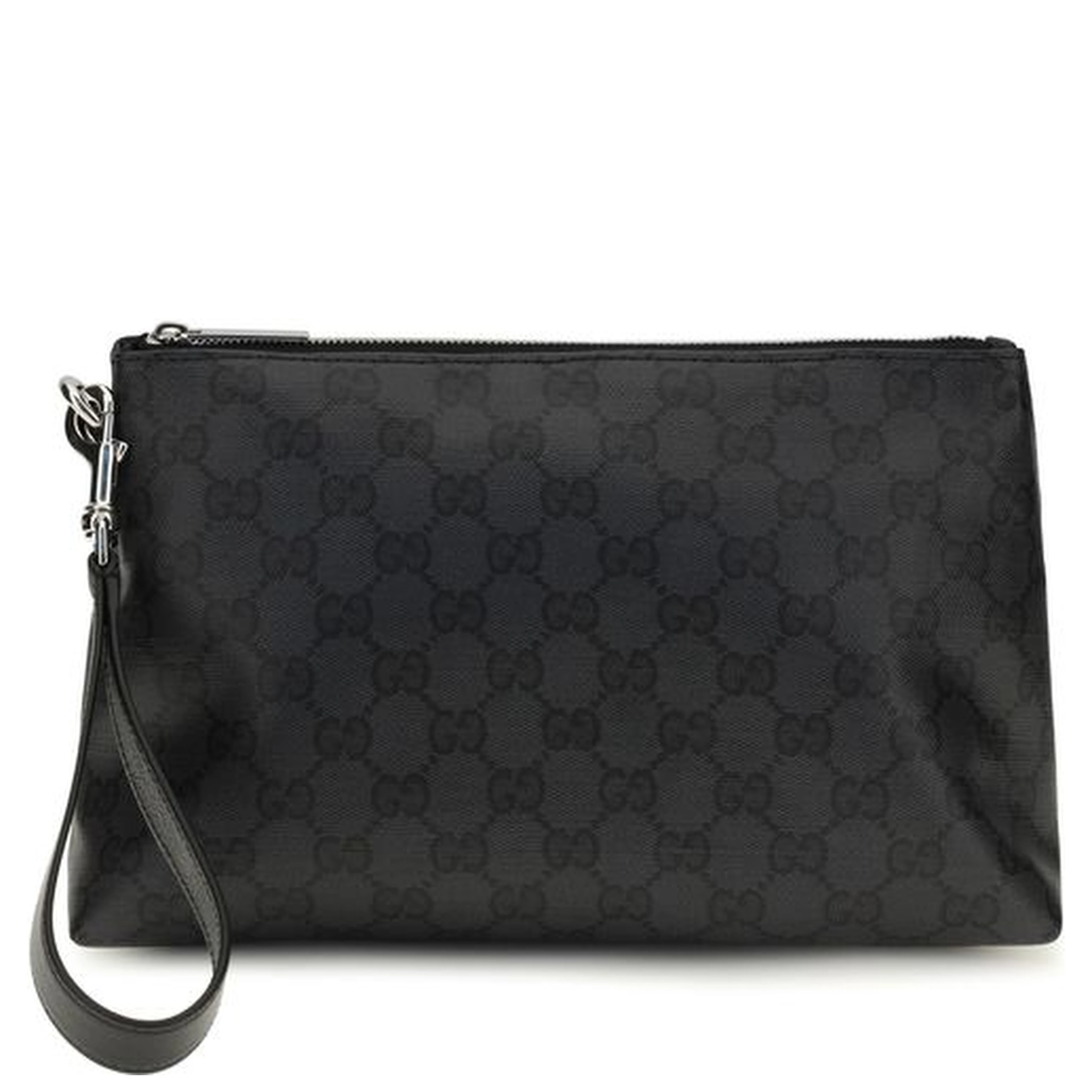 Black Fabric Shoulder Bag
