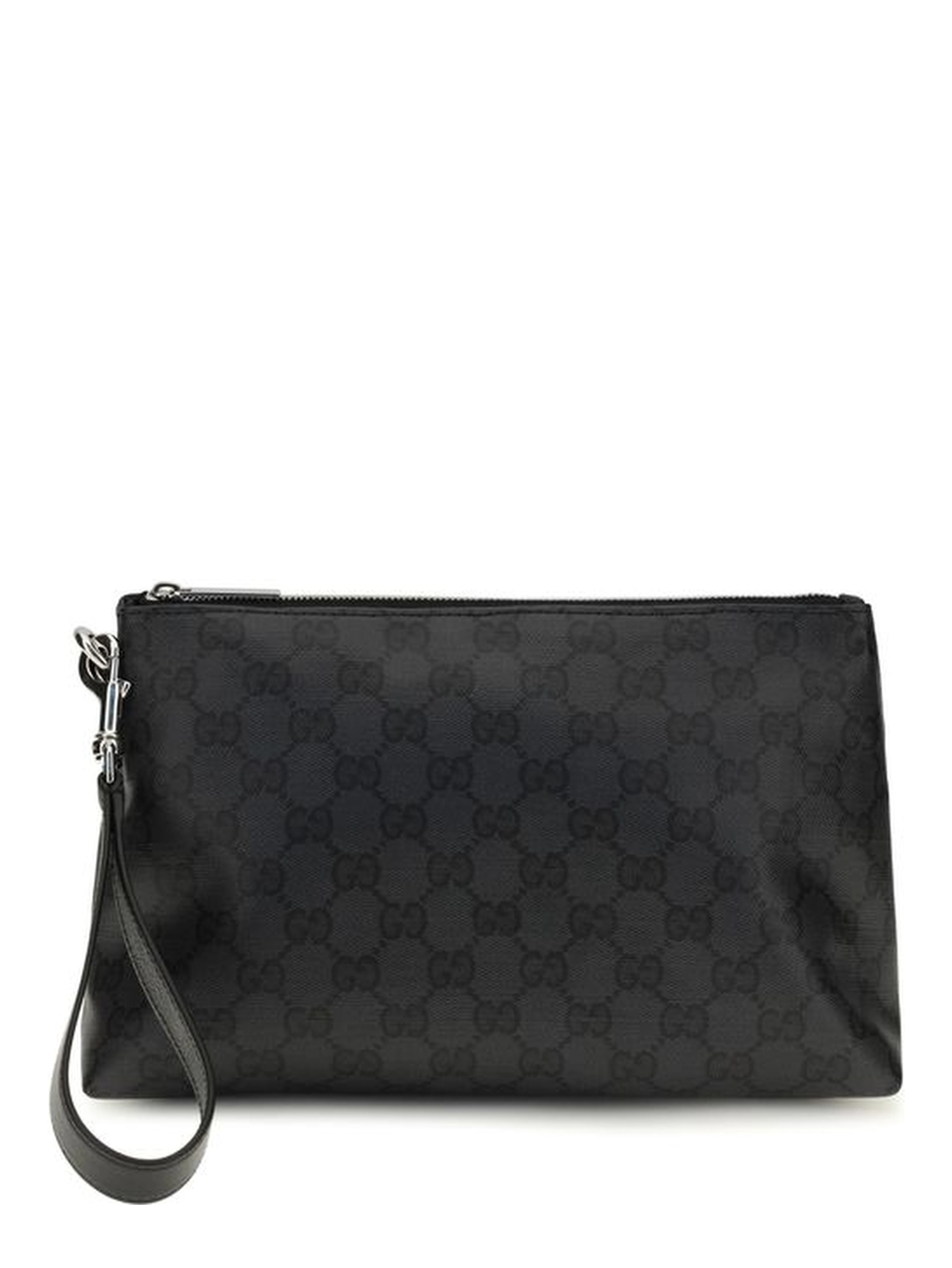 Black Fabric Shoulder Bag