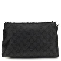 Black Fabric Shoulder Bag