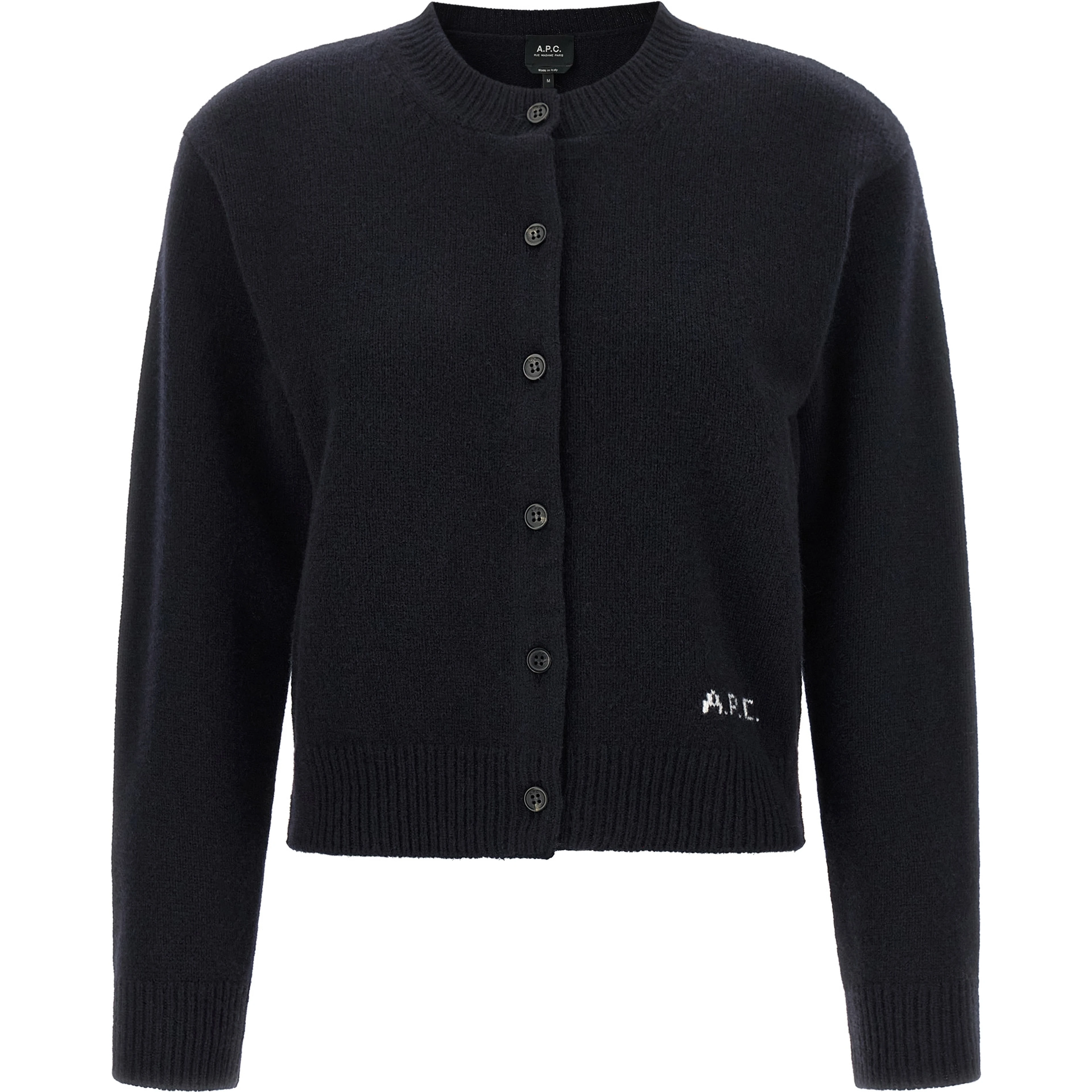 Blue Wool Cardigan