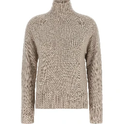 Beige Wool Cardigan