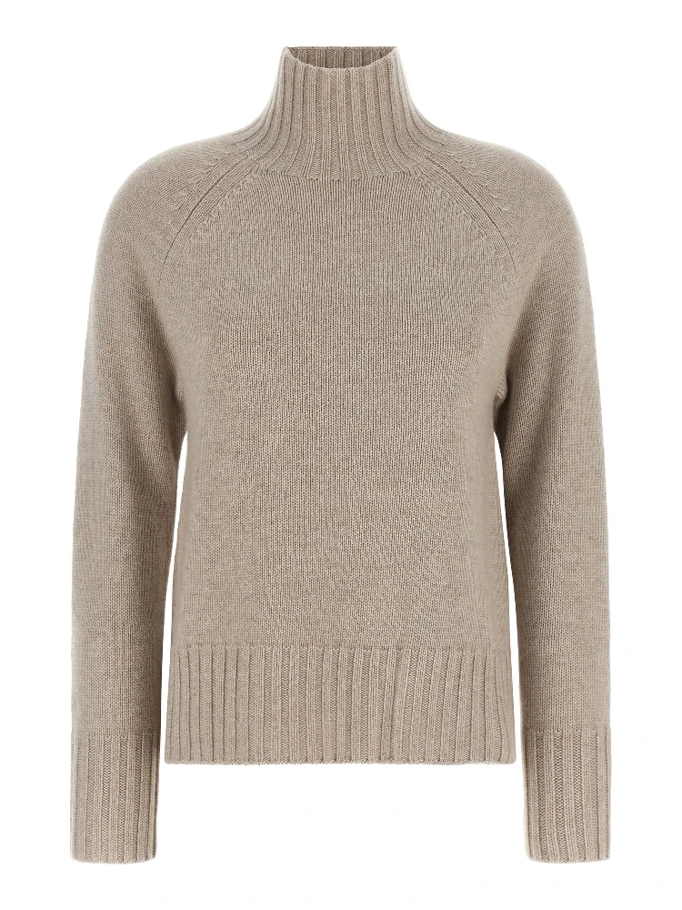 Beige Wool Cardigan