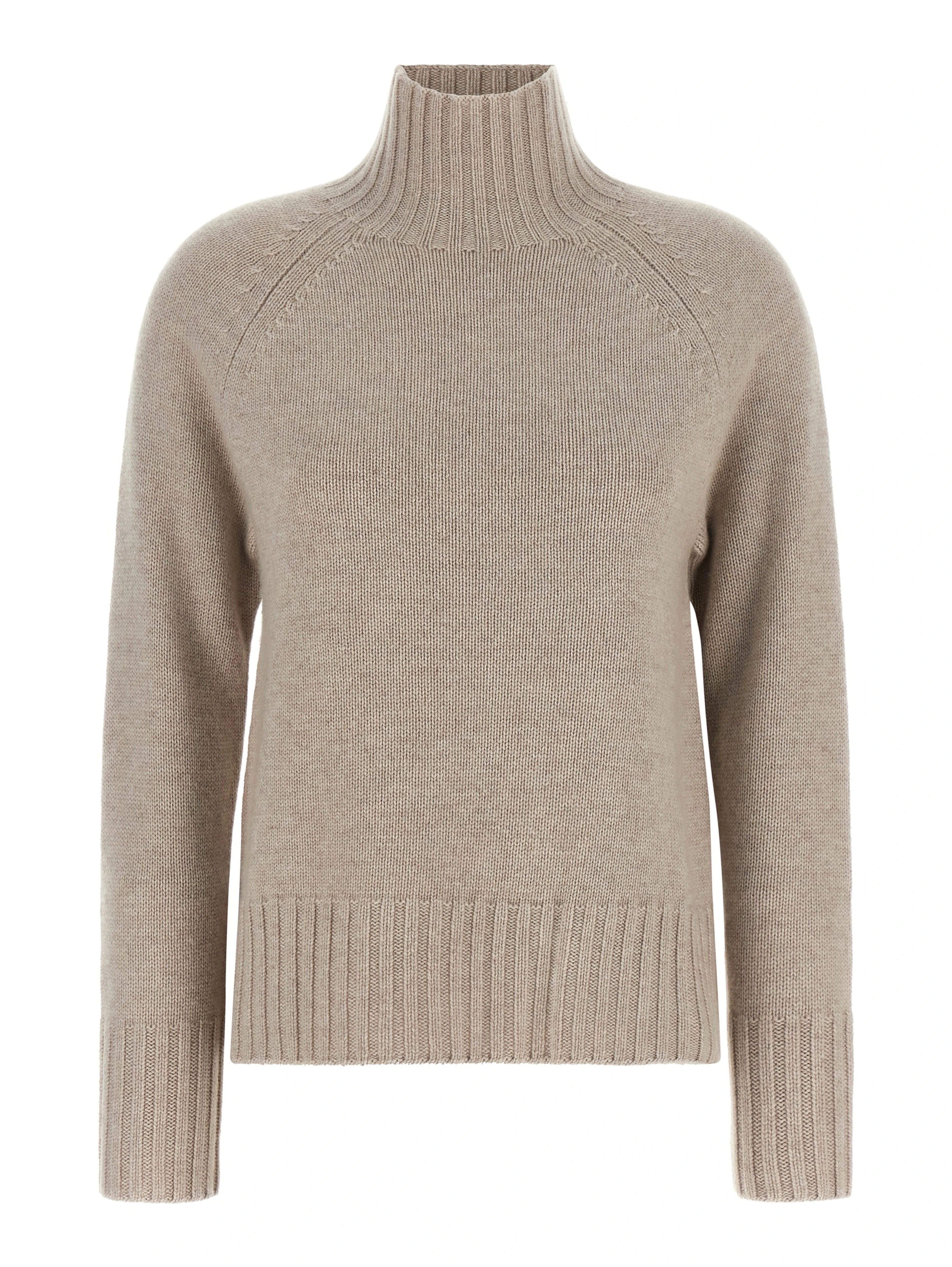 Beige Wool Cardigan