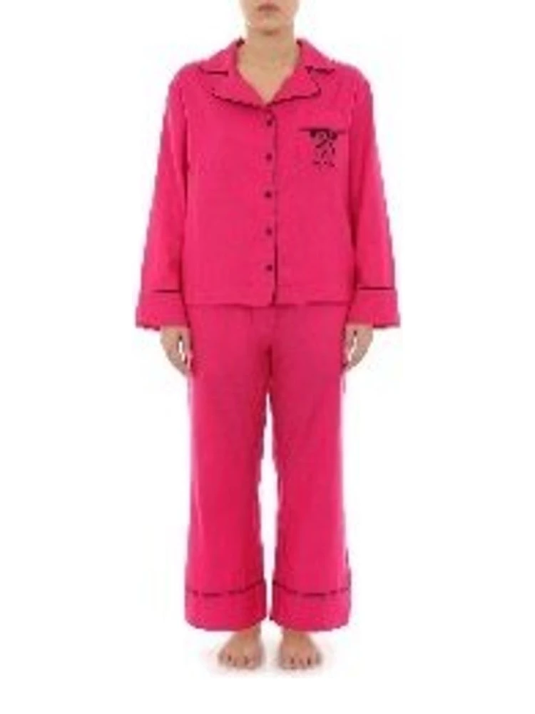 Pink Viscose Set Sleepwear