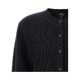 Blue Wool Cardigan