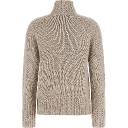 Beige Wool Cardigan
