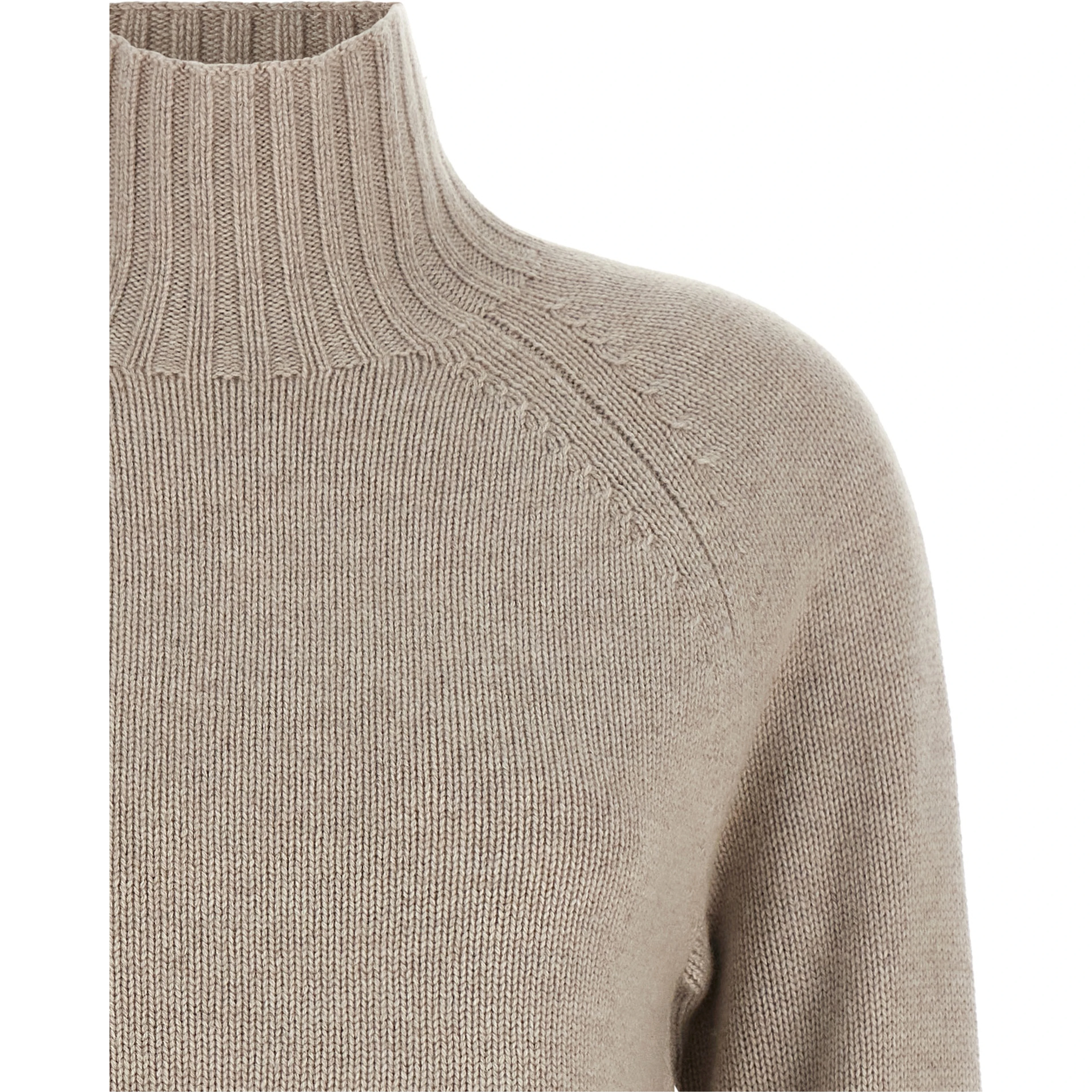 Beige Wool Cardigan