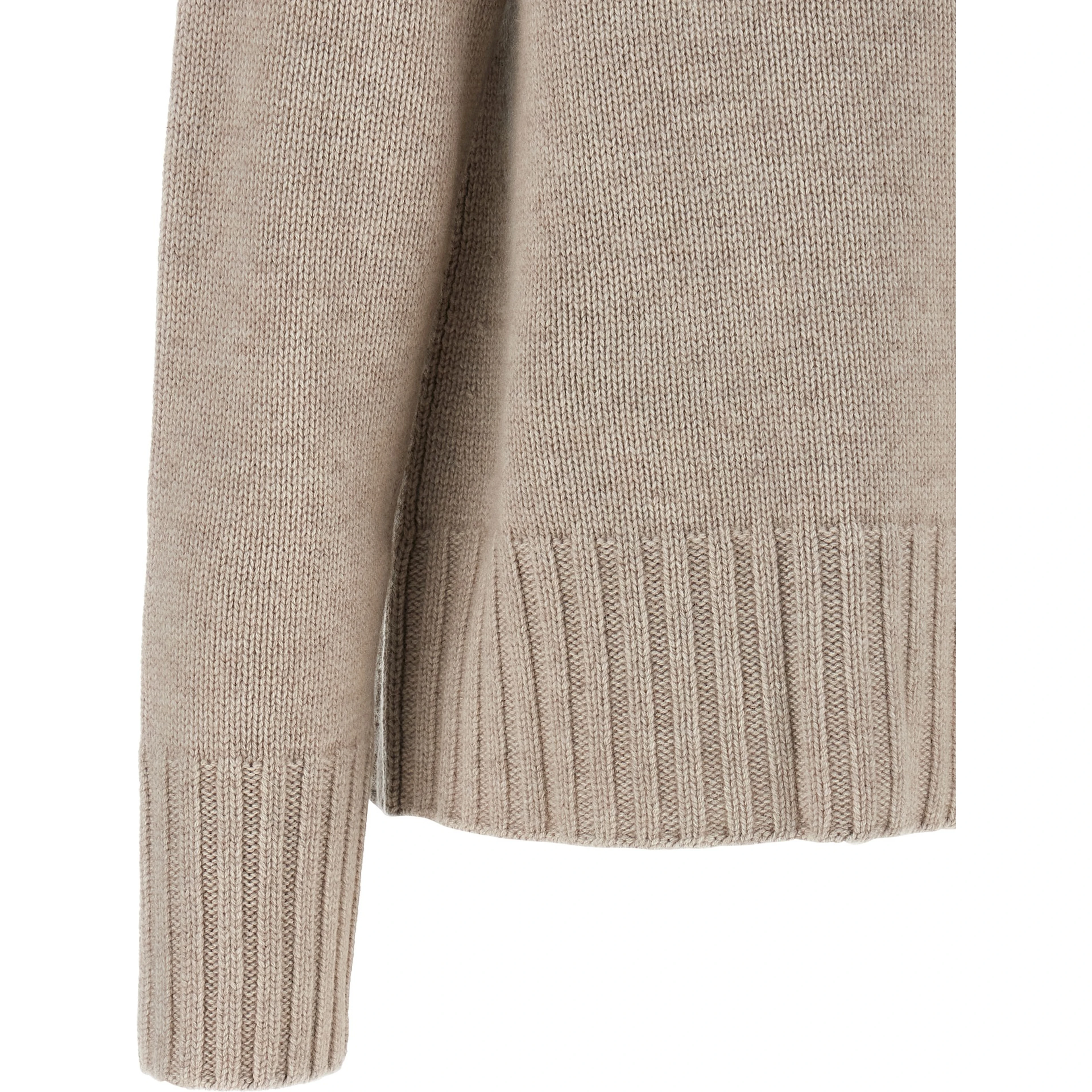 Beige Wool Cardigan