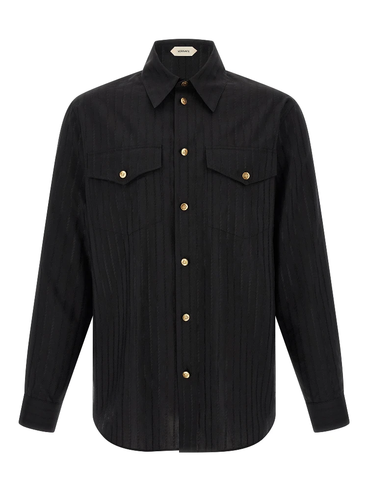 Black Cotton Blouse