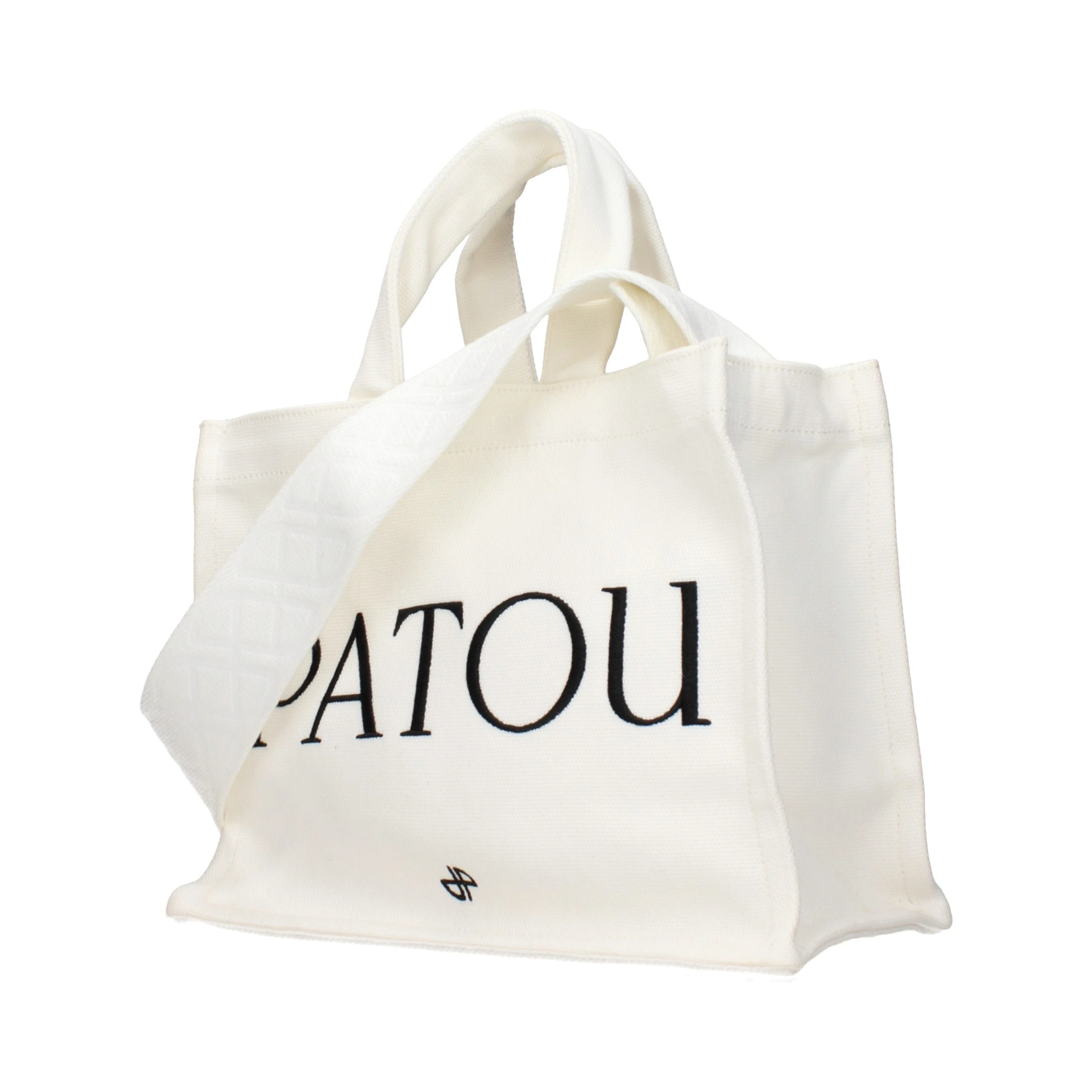 White Fabric Handbag