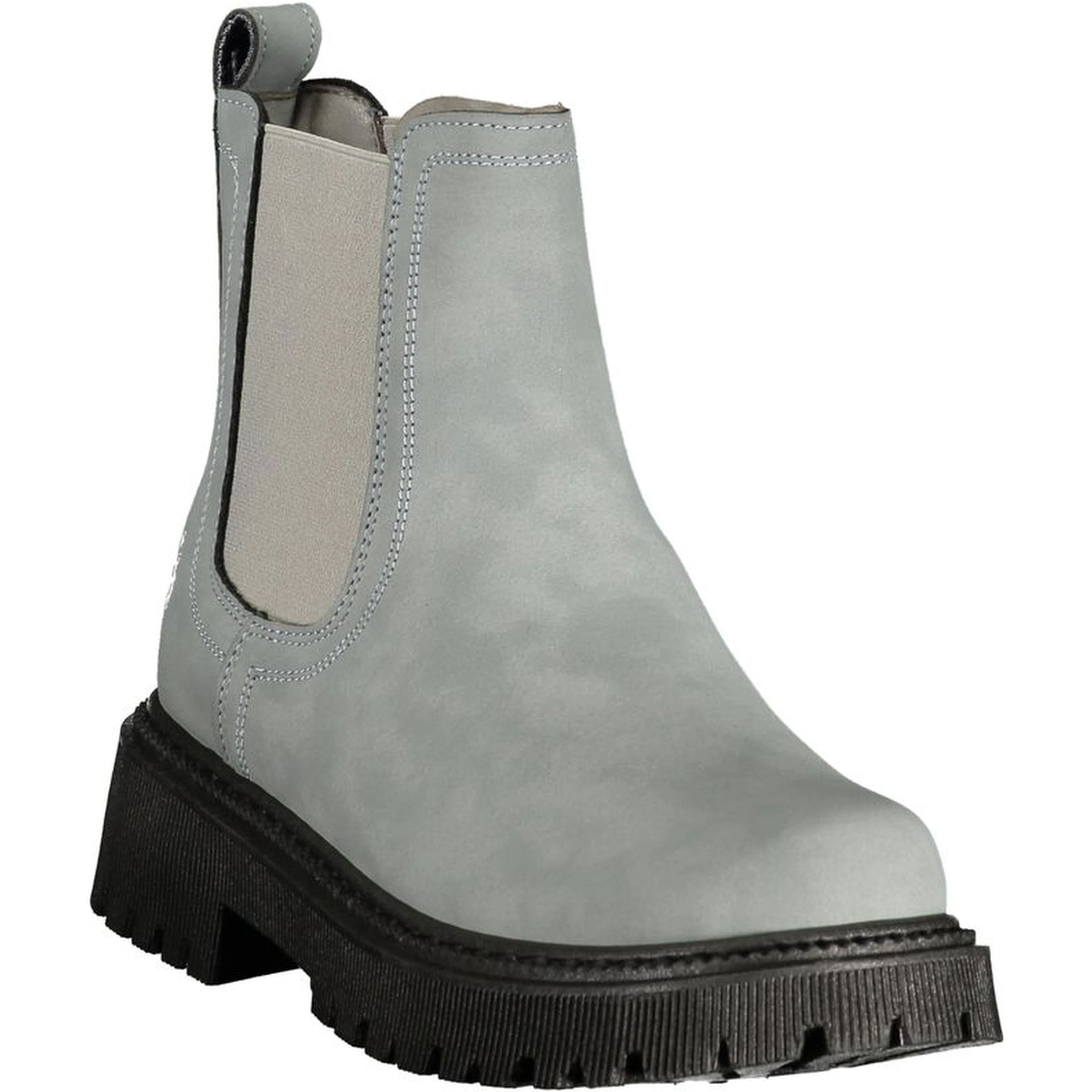 "Grey Polyurethane Women's Boot"