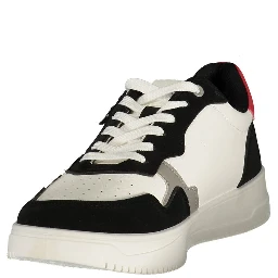 White Polyurethane Men's Sneaker
