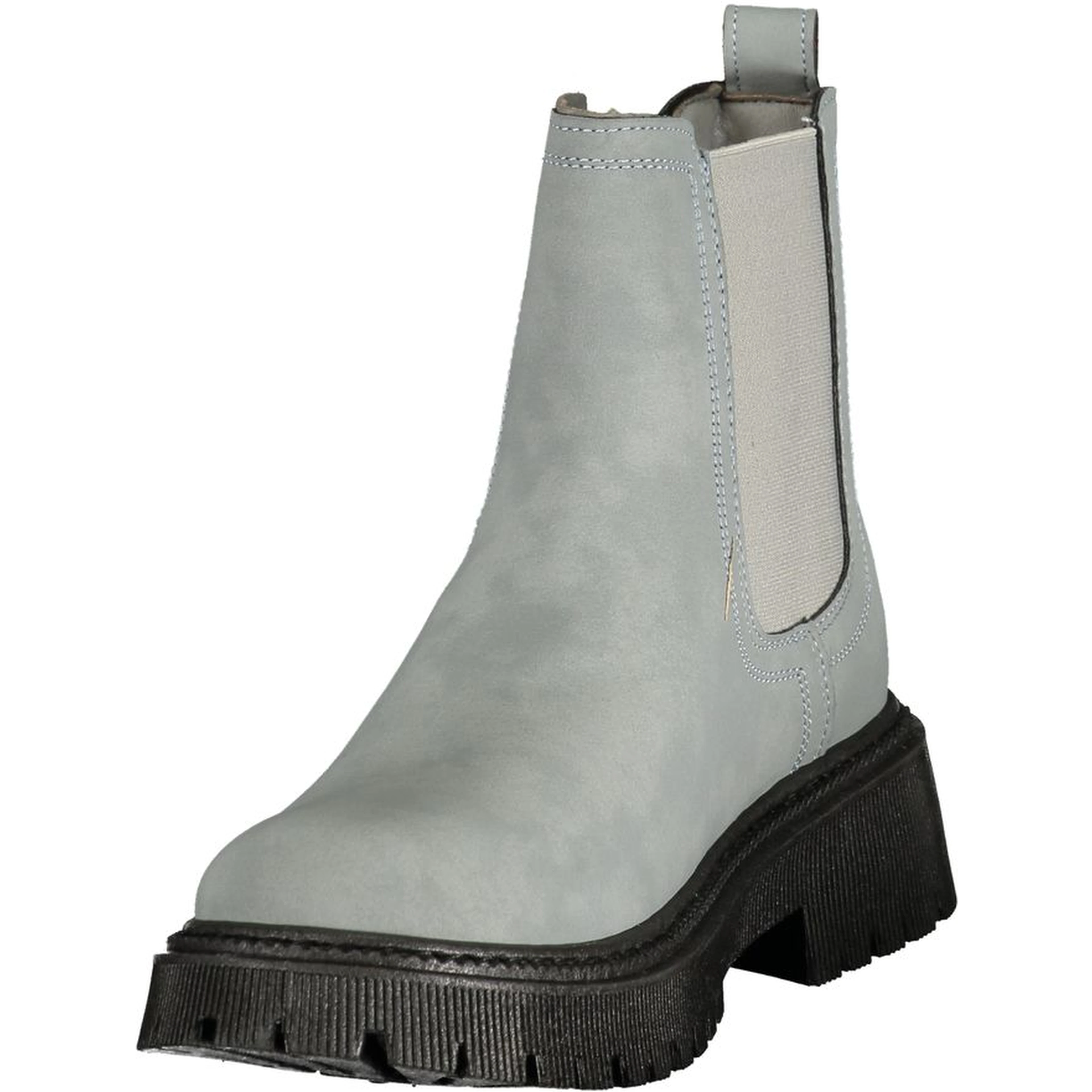 "Grey Polyurethane Women's Boot"