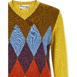 Multicolor Cashmere Cardigan