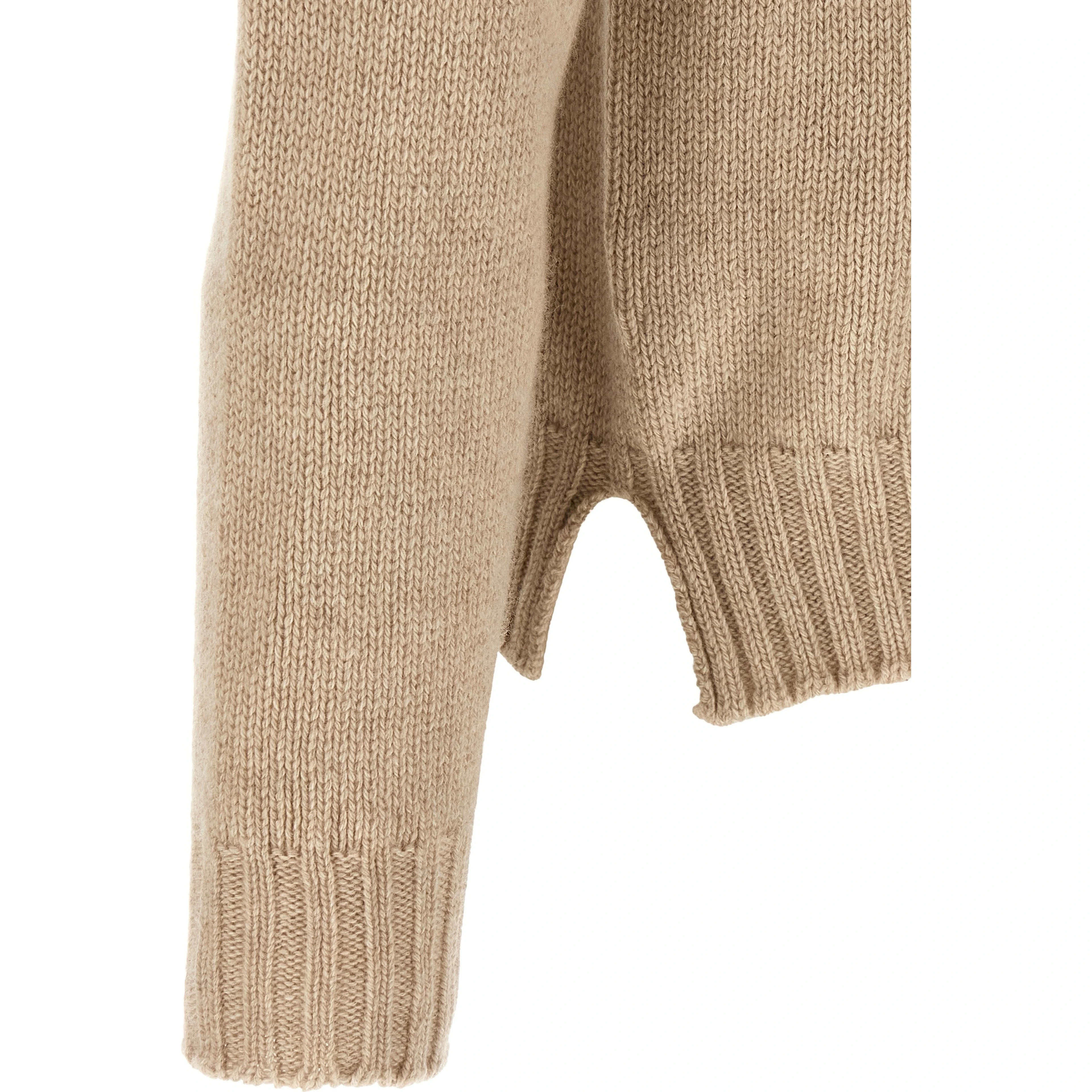 Beige Cashmere Cardigan