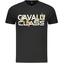 Black Cotton Men's T-Shirt