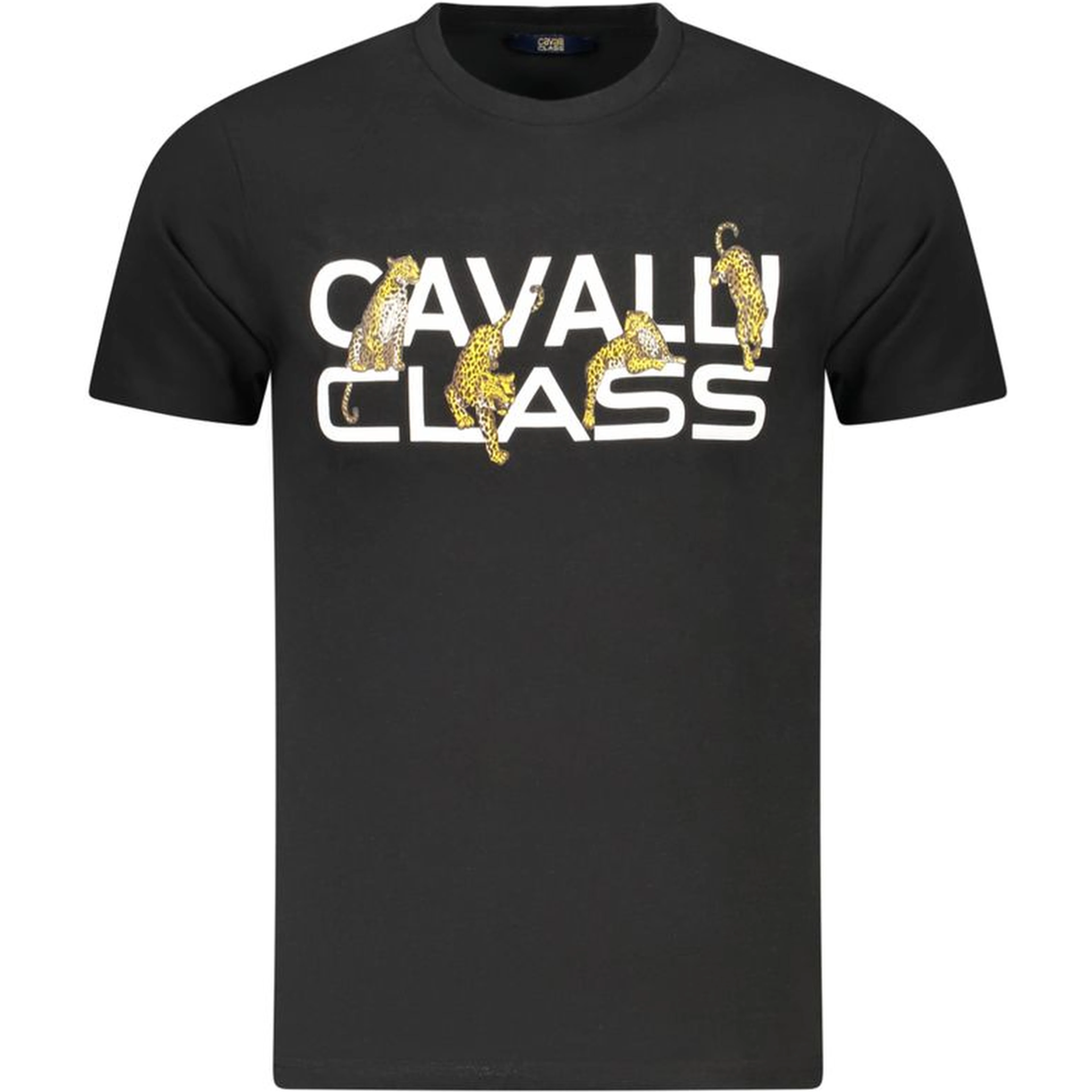 Black Cotton Men's T-Shirt