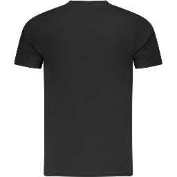 Black Cotton Men's T-Shirt