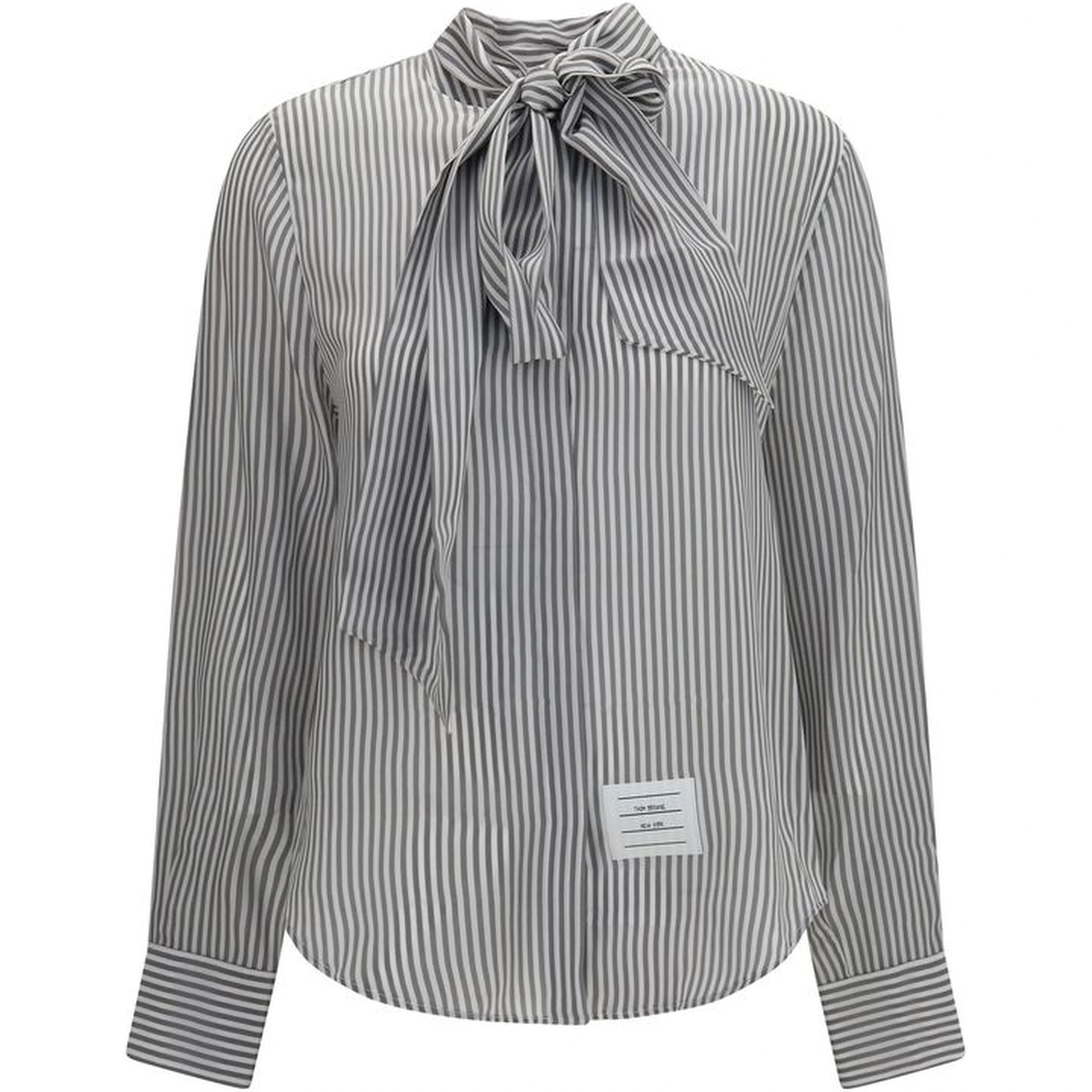 Gray Silk Pattern Shirt