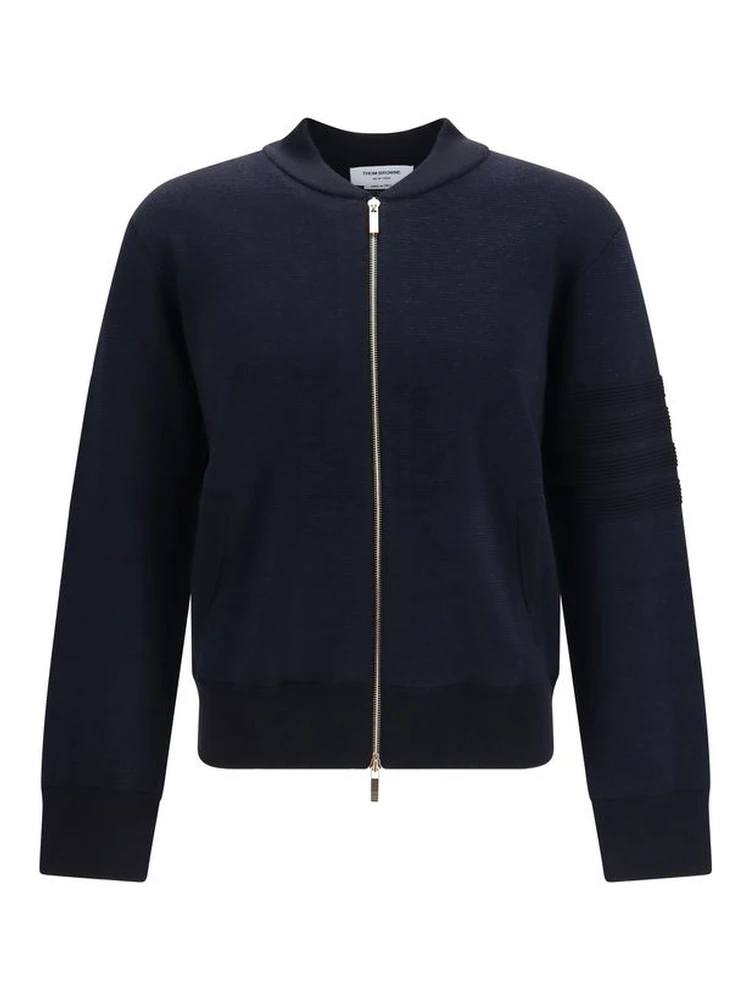 Blue Wool Oves Aries Bomber