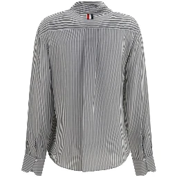 Gray Silk Pattern Shirt