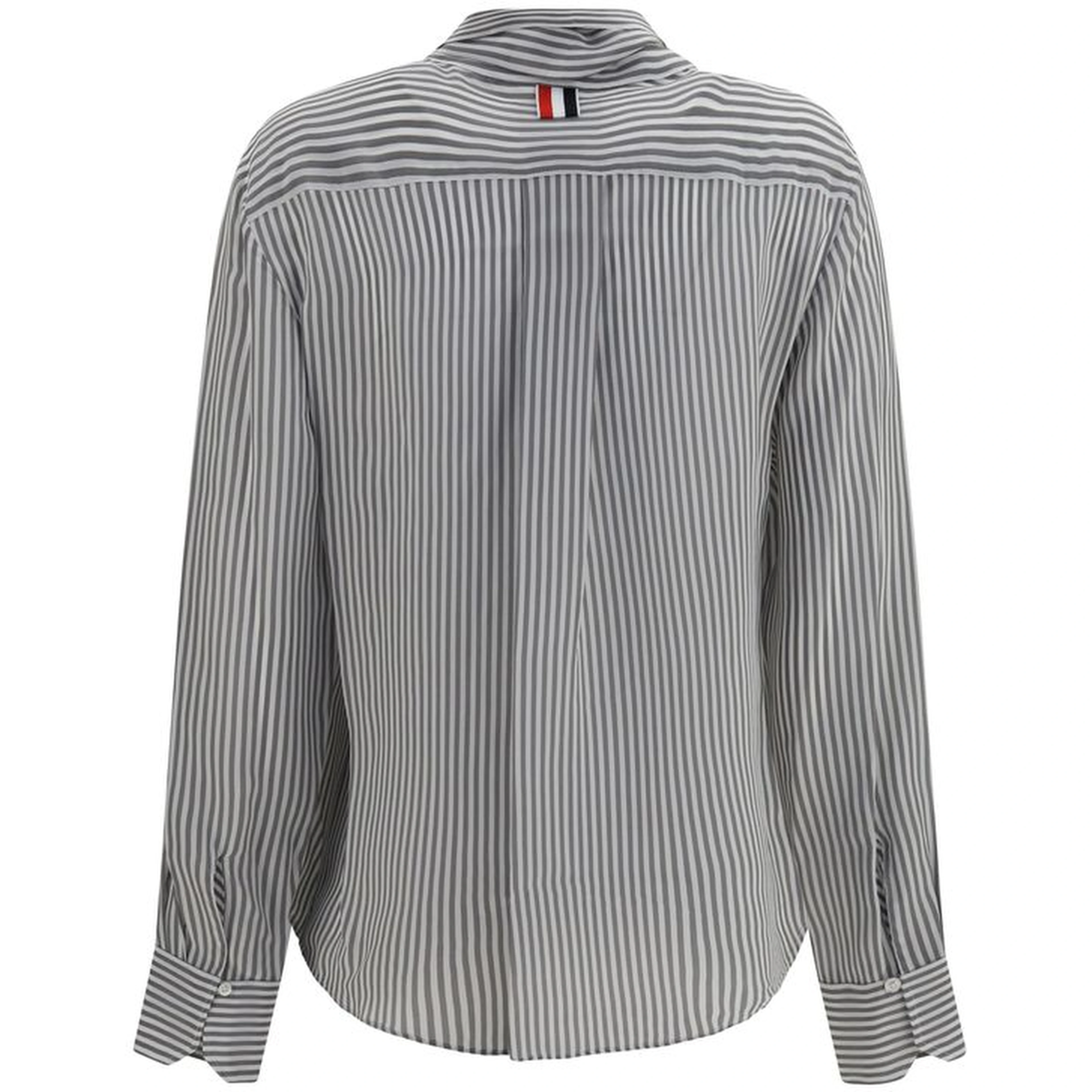 Gray Silk Pattern Shirt
