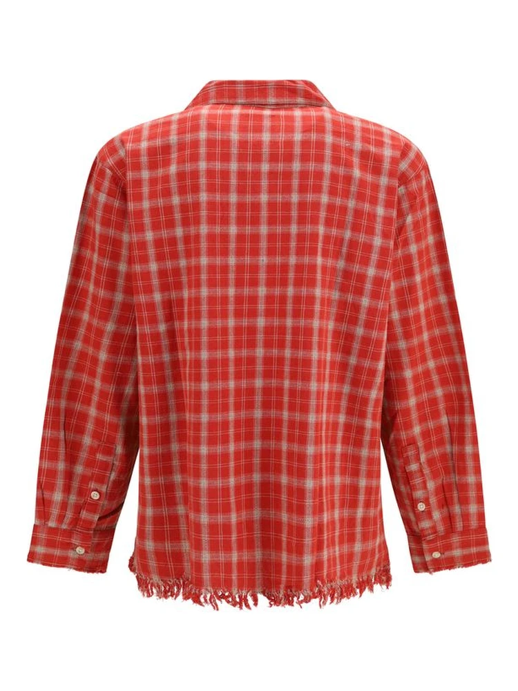Red Cotton Pattern Shirt alternative