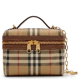 Mini Check Vanity Bag.