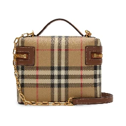 Mini Check Vanity Bag.