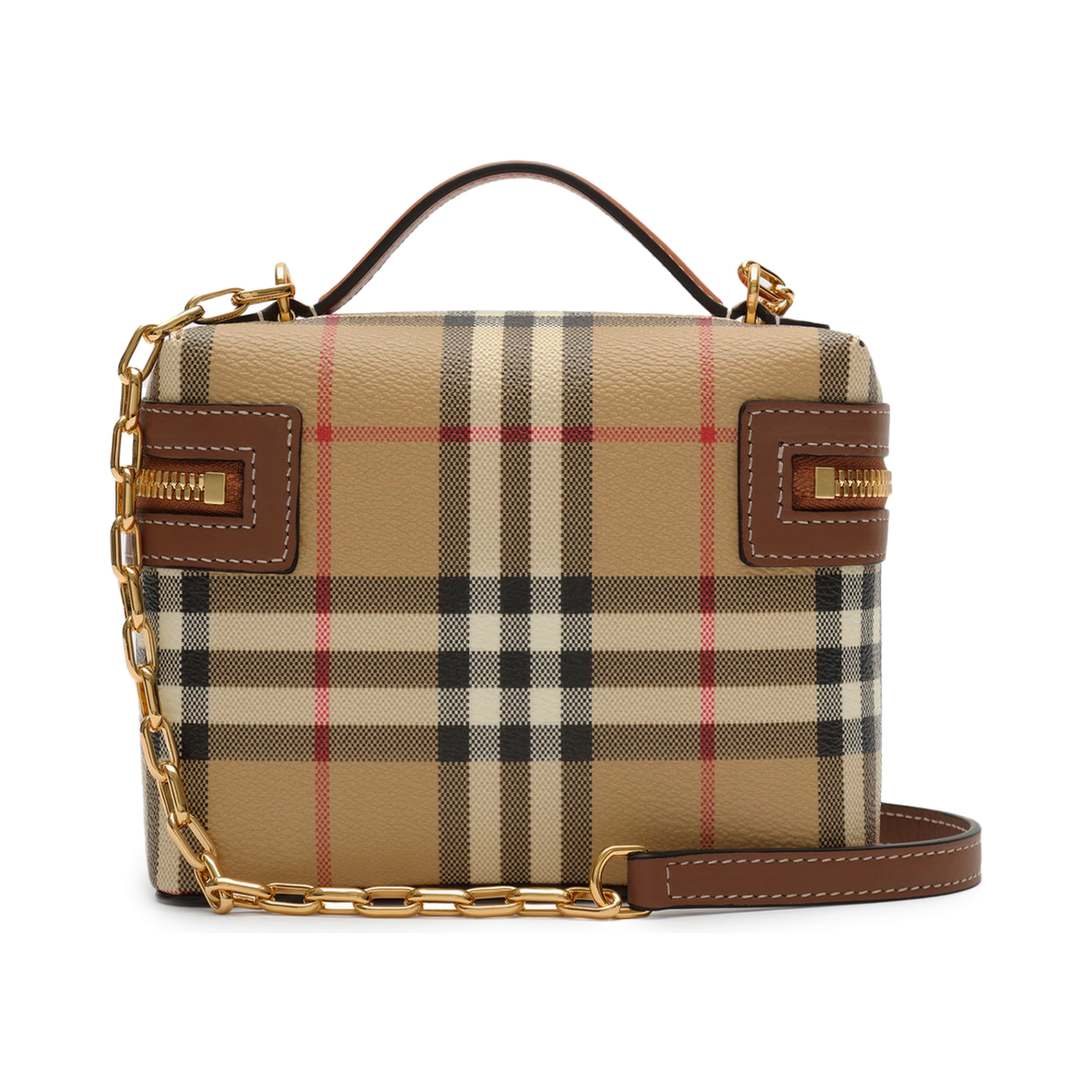 Mini Check Vanity Bag.