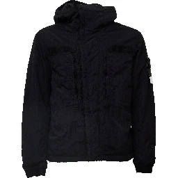 Parka Corto Warp Rib Nylon-Tc