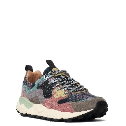 Sneakers Yamano 3 Woman Suede, Fabric Checked
