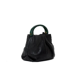 Crisp709 Bag Chrome Lamb Leather With Natural Glove Hand