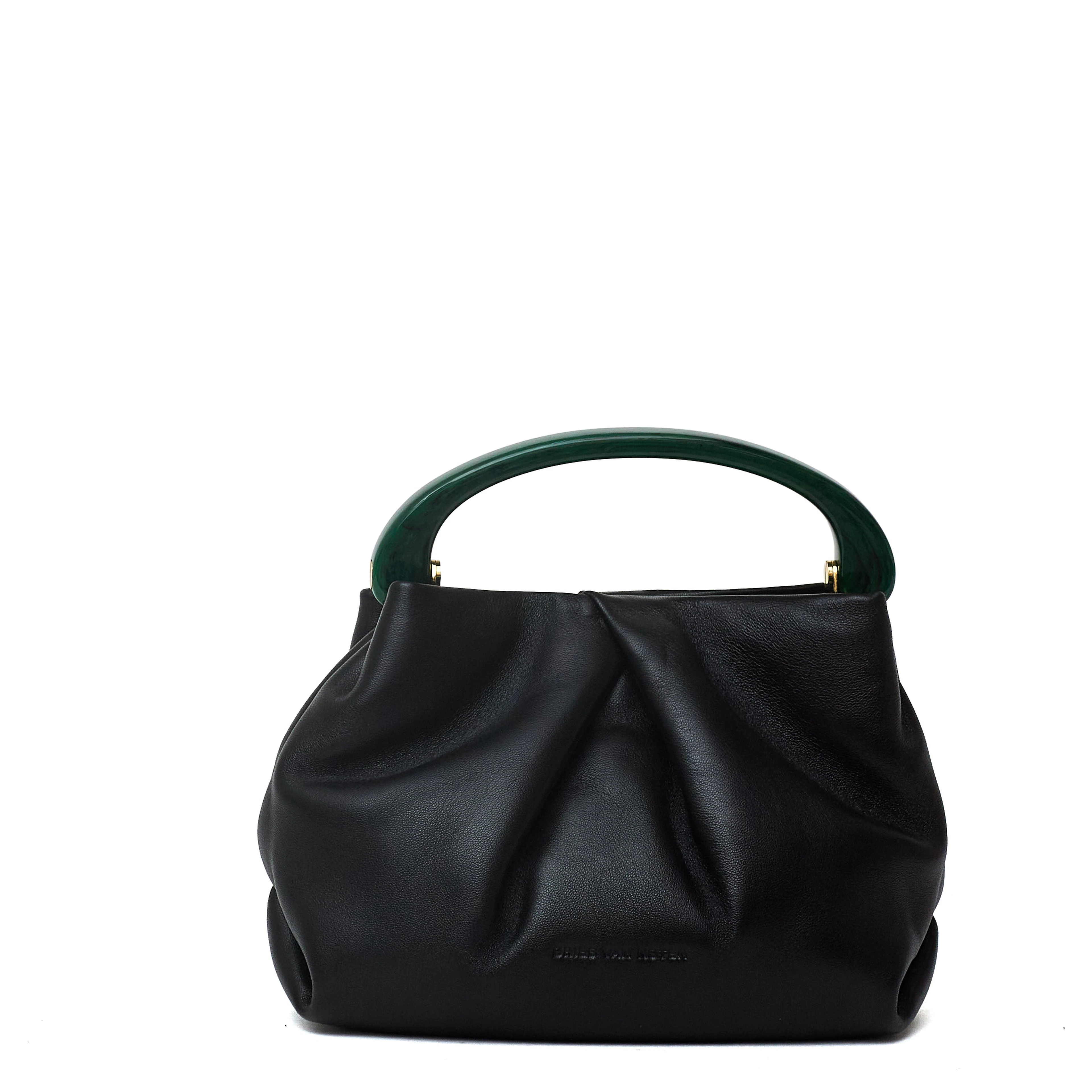 Crisp709 Bag Chrome Lamb Leather With Natural Glove Hand