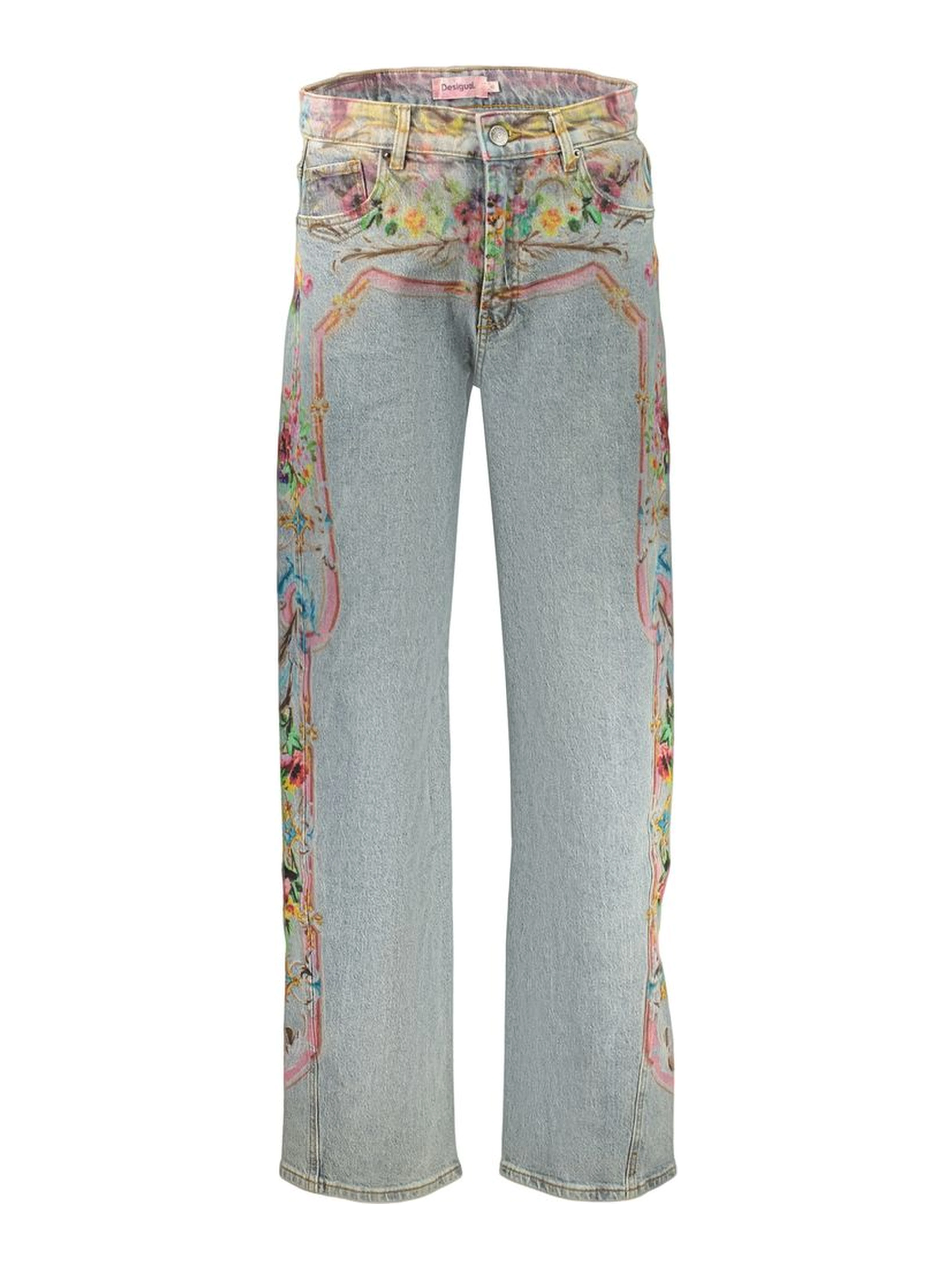 Blue Cotton Womens Jean