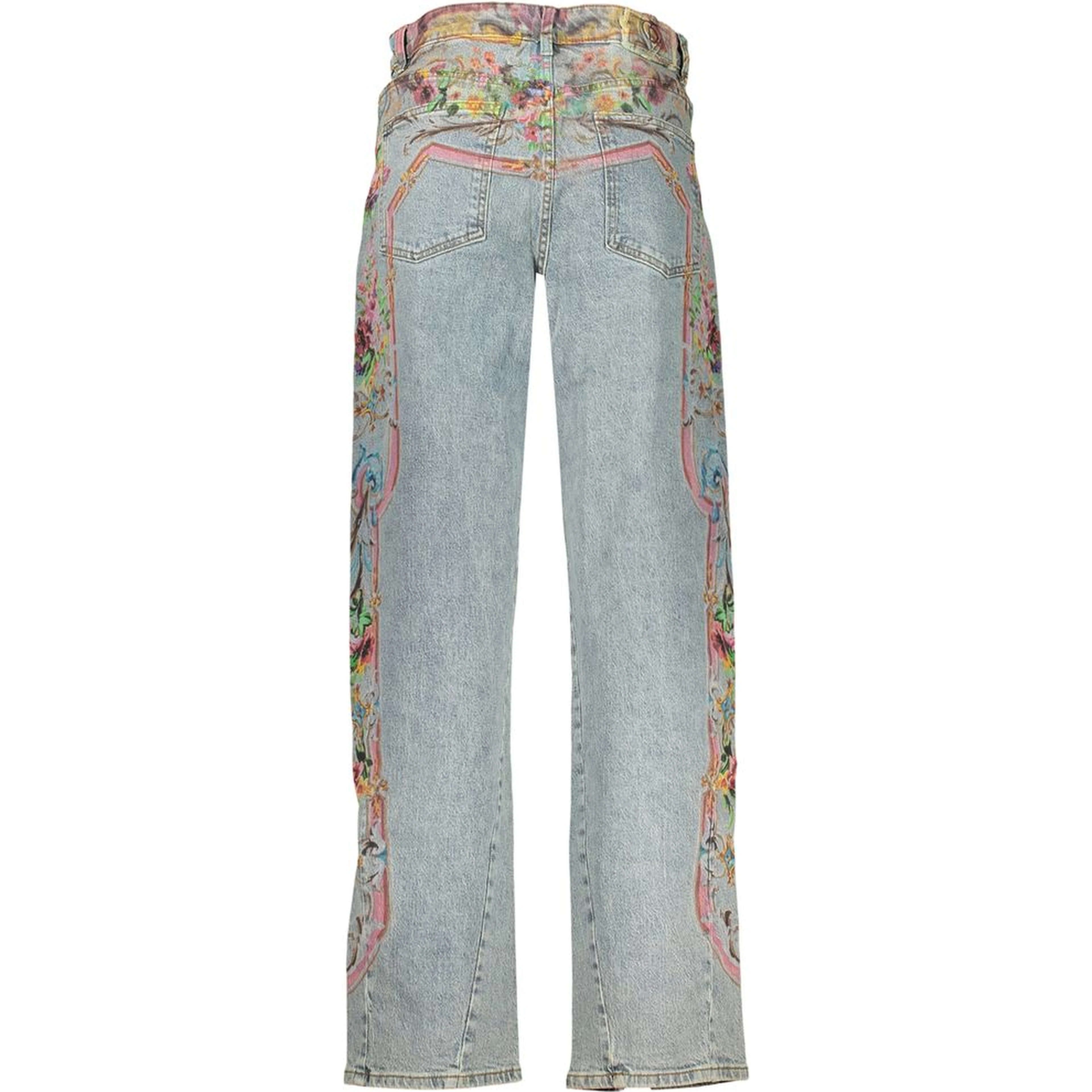 Blue Cotton Womens Jean