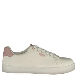White Polyurethane Women's Sneaker